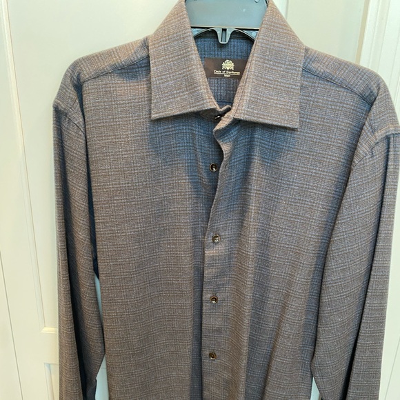Men’s Fine Flannel L/S Shirt - Picture 1 of 8